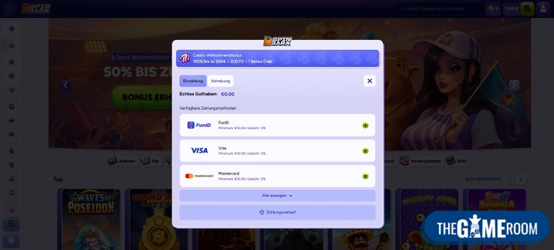 Einzahlung mit Klarna im Online Casino