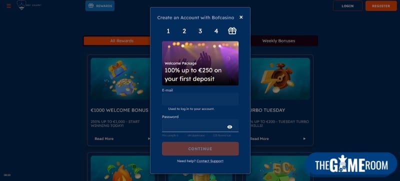 Register at a non UK casino